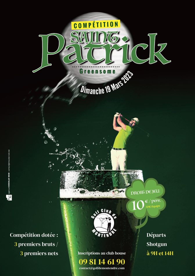 affiche golf